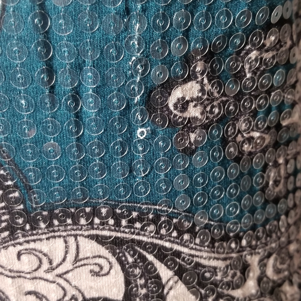 INC sequin tee - Picture 4 of 5